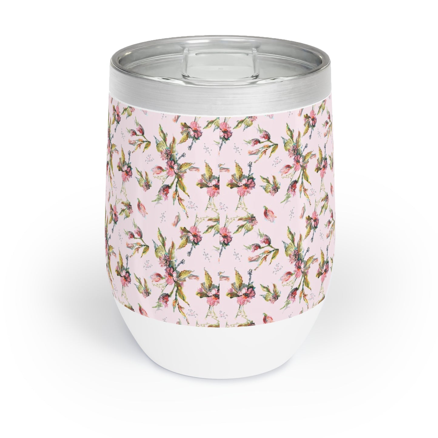 "Love Roses in Pink" ... Chill Wine Tumbler